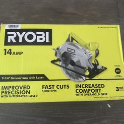 Circular Saw With Laser And Brand New Blade