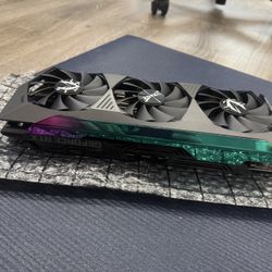 Mint ZOTAC Gaming RTX 3070 Ti AMP Holo Graphics Card