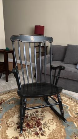 Beautiful Universty of Hartford rocking chair