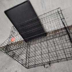 Dog Crates For  Dogs, 36"LX22"WX25"H, Single-Door W/Tray
