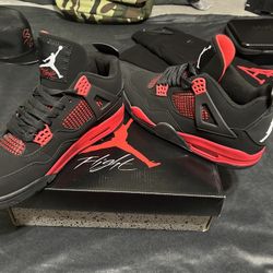 Jordan 4 Red Thunderbolt SIZE 10