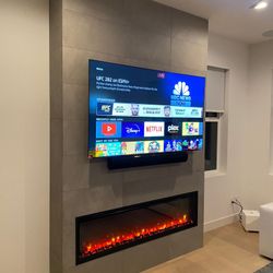Tv Installation And Fire Place 