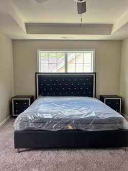 😍 Brand New Diamond Tufted King | Queen | Full | Twin Size Bed - Opt Mattress • Pay After Delivery 🚚 