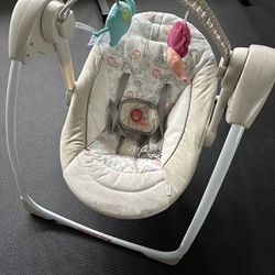 Ingenuity Soothe n Delight Compact Portable Baby Swing