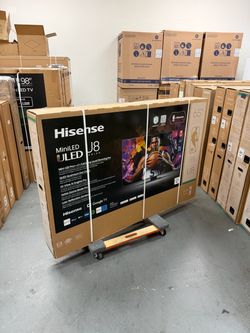 Hisense 65 Inch ULED Mini LED U8N 4K HDR Smart 144 Hertz TV