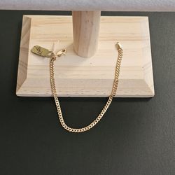 14k gold bracelet 7 inch