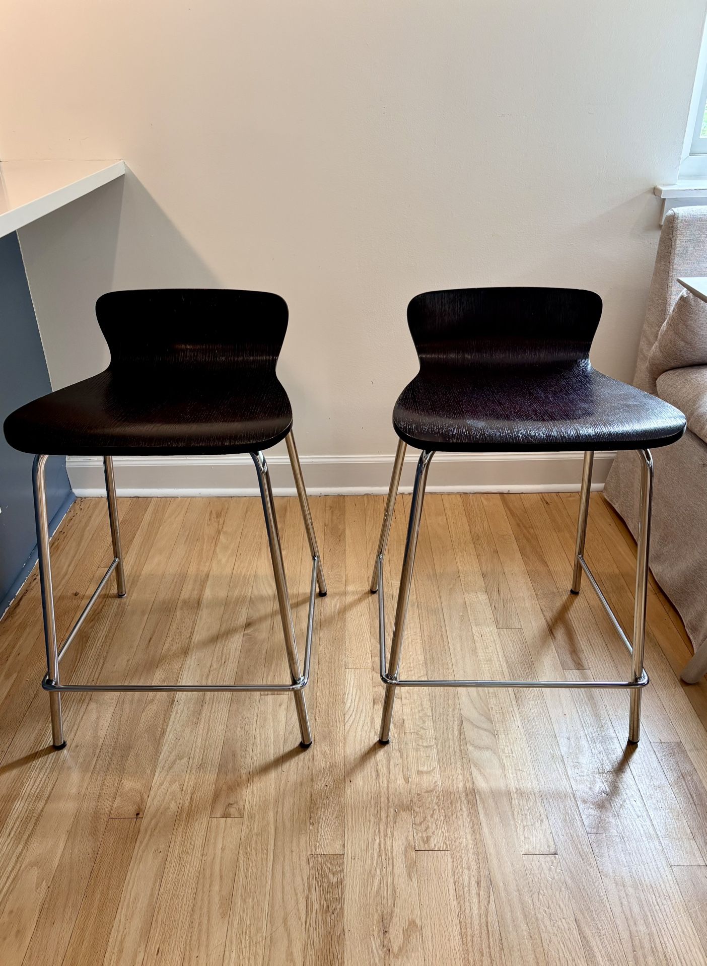 Crate and Barrel Bar Stools