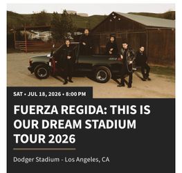 Fuerza regida tickets pair
