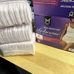NEW Total Protection Underwear For Woman, Size Small