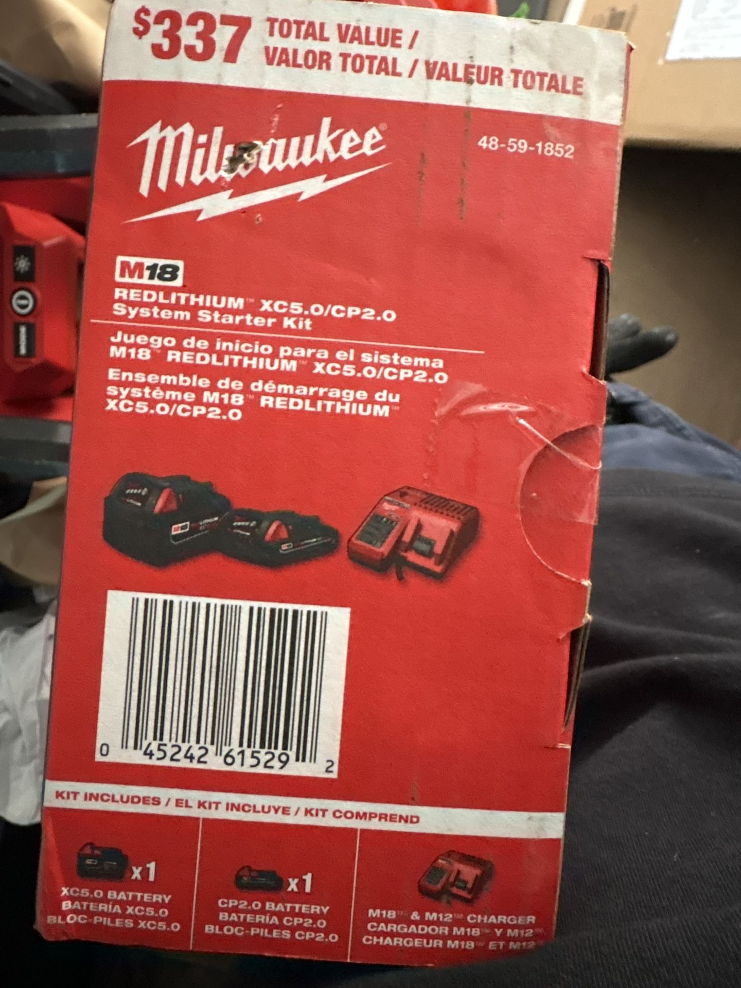 Milwaukee Battery And Charger 