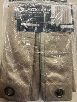 Blackout window panel pair