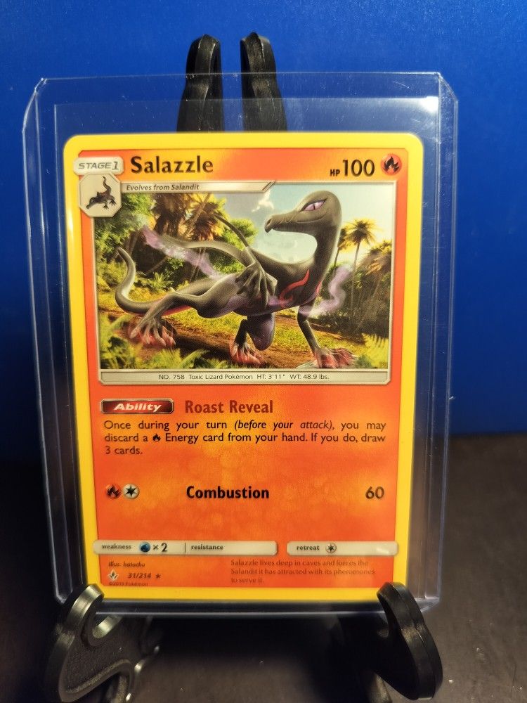 2019 Salazzle Pokemon Unbroken Bonds