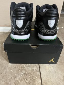 Nike Air Jordan Retro 3 G “Green Glow's” men's size 12 golf Nike Air Jordan Retro 3 G “Green Glow's” men's size 12 golf
