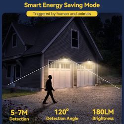 Solar Barn , Garage Light With Motion Sensor 