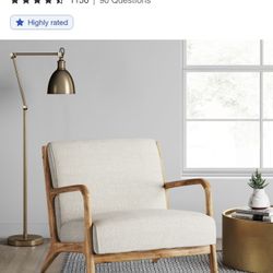 Mid-Century Modern Armchair-Esters Wood