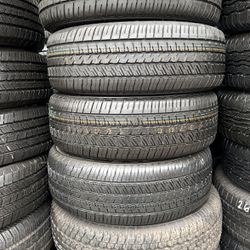 FOUR GOOD USED TIRES 235/55/18 GOODYEAR EAGLE 