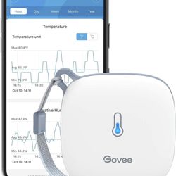 Govee WiFi Thermometer Hygrometer H5179, Smart Humidity Temperature Sensor with App Notification Alert, 2 Years Data Storage Export, Remote Monitor 