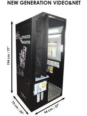 Photo Booth SHELL (+ touch screen monitor & bill acceptor)