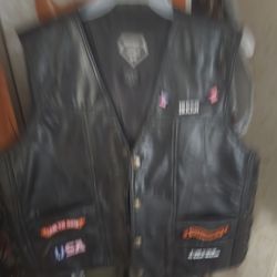 Leather Vest 