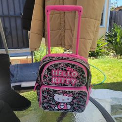 Hello Kitty Rolling Backpack 