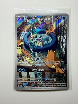 Squirtle 148/142 Scarlet & Violet Holo Rare Pokemon Card