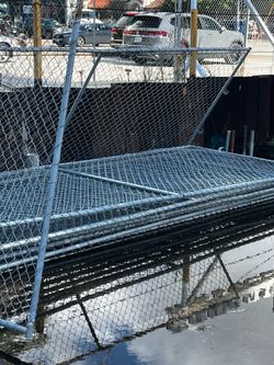 Temporary fence panels 13 x 6 ft.