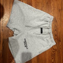 Fear Of God Essentials shirts light heather grey size medium