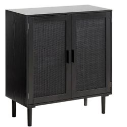 VEVOR Rattan Accent Cabinets – Set of 2 – $199 OBO