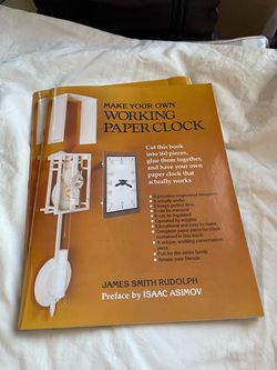 Make your own working Paper Clock, Paper activity