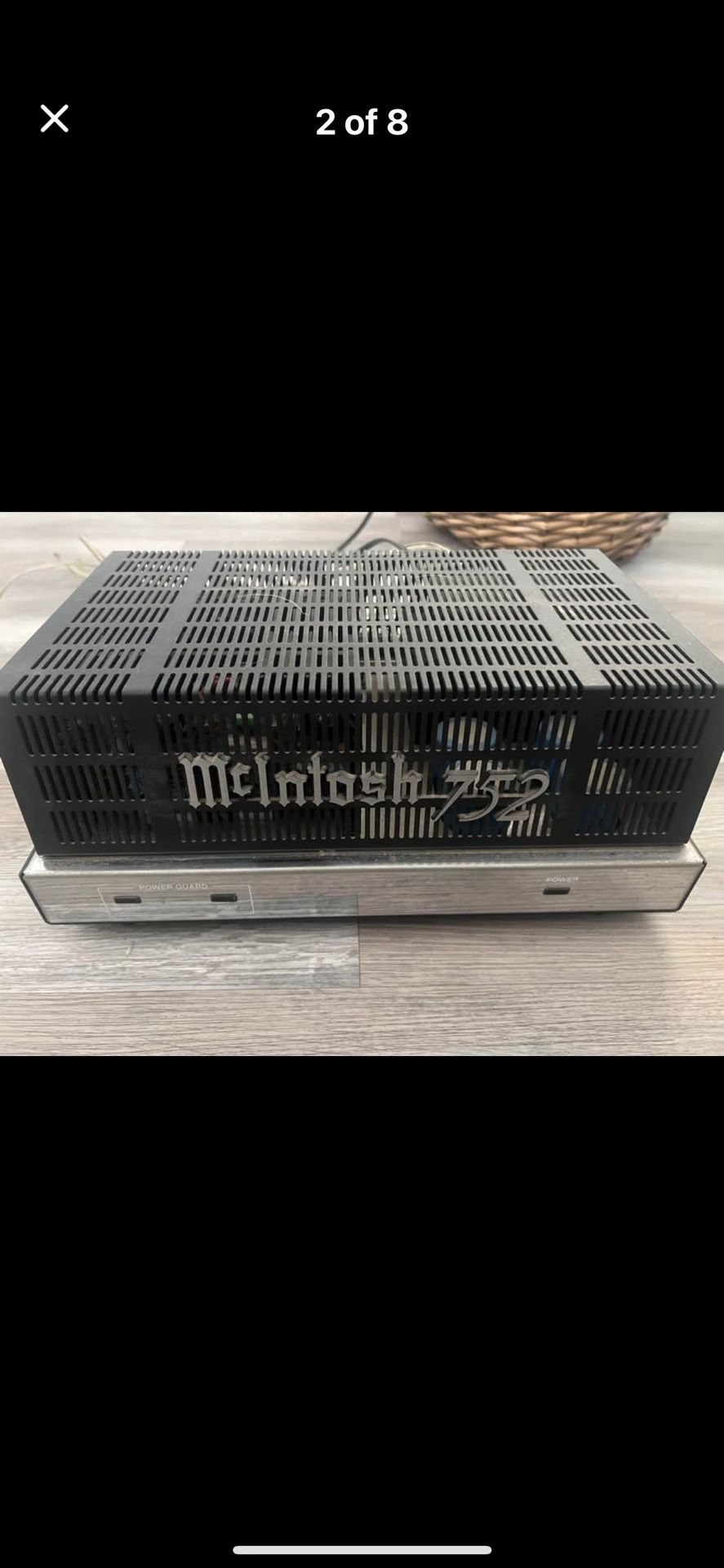 McIntosh 752 Vintage Solid State Amplifier