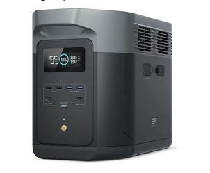 EF ECOFLOW Portable Power Station DELTA 2 Max 2048Wh, 2400W LiFePO4 Battery 2400W LFP Solar Generator, Full Charge in 1 Hr, Solar Powered Generator fo