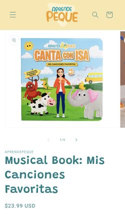 Aprende Peque: Canta con Isa (Book)