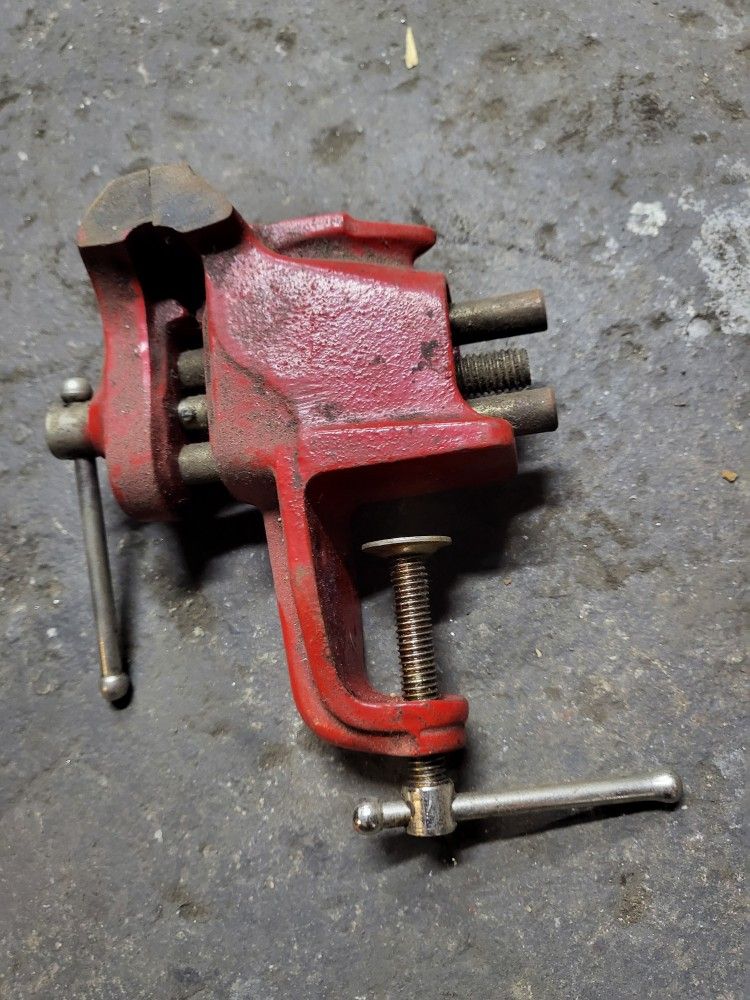 Jewelers Hobbyist Small Work Bench Clamp On Vise Jaws Anvil Tool Shop Garage Tools USA ๐บ๐ธ