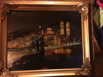 New York lighted picture