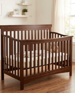 Crib or bed frame with comfortable mattress