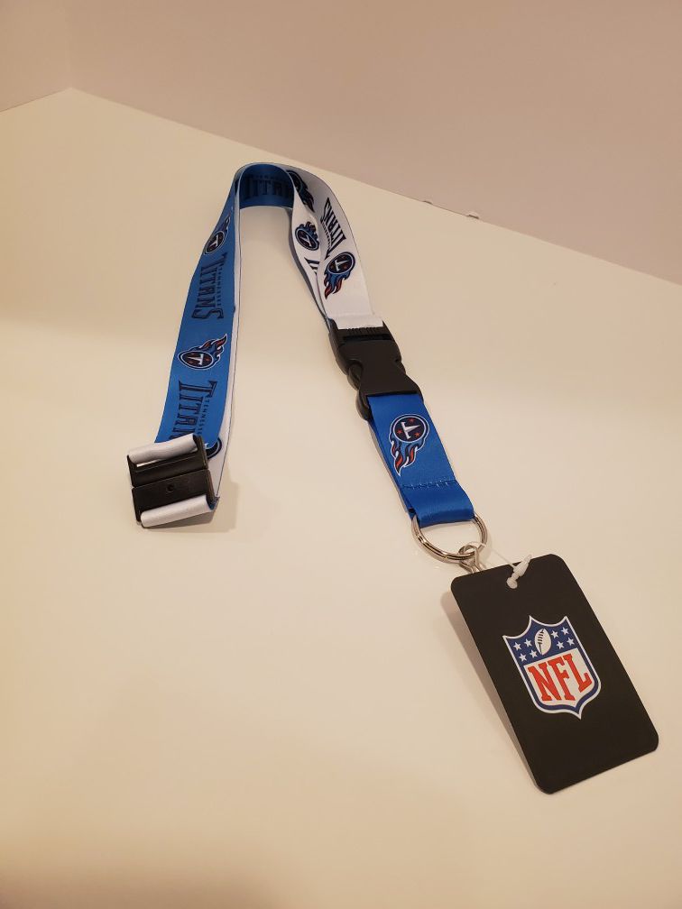 Tennessee Titans NFL Breakaway Lanyard w/ Safety Clip BUY 2 GET 1 FREE!