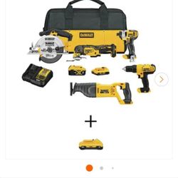 DEWALT 5 Tool Combo Kit - BRAND NEW!