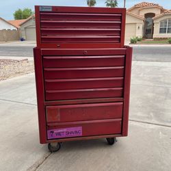 Red Tool Box 42”H 26.5”W 18”D For Sale