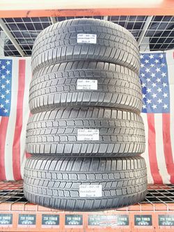 ✅ 4 NICE USED TIRES 265/60R18 MICHELIN DEFENDER LTX MS ALL SEASON TOURING SUV TRUCK USED TIRES 265 60 18