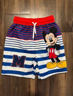Mickey Mouse swim trunks