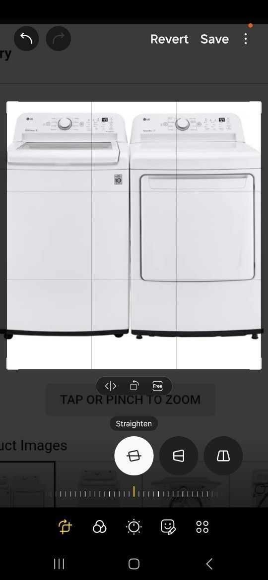 LG Smart Washer And Dryer Top Load HE With Digital Button