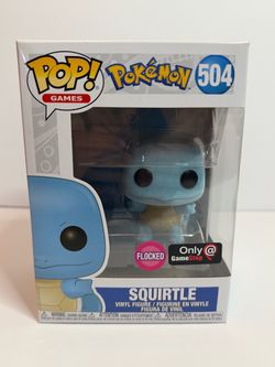 Squirtle flocked Funko Pop
