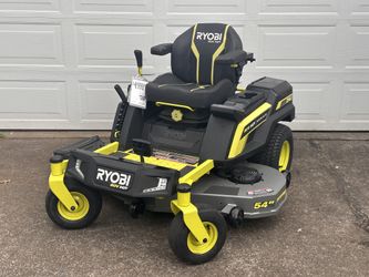 NEW RYOBI 80V 54 in. Battery Electric Zero Turn Riding Lawn Mower