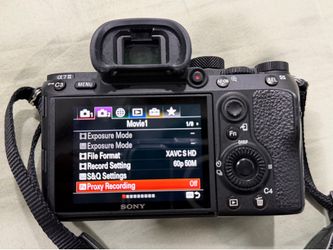 Sony Alpha 7 lll camera