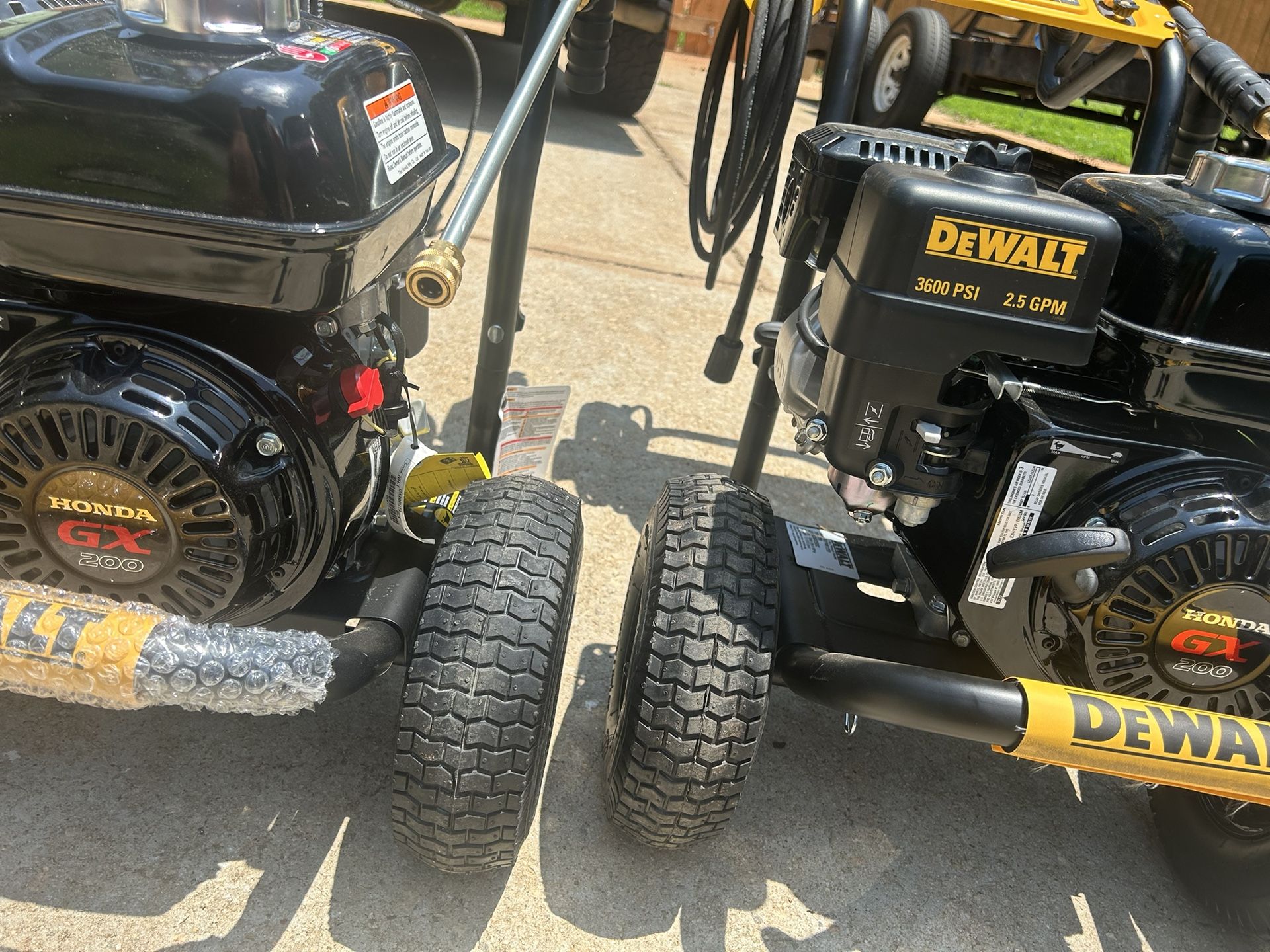 New Dewalt Pressure Washer. $800 For 2