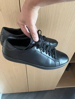 Was $580 - Now $190 - SAINT LAURENT - BLACK SNEAKER - 10 / 43