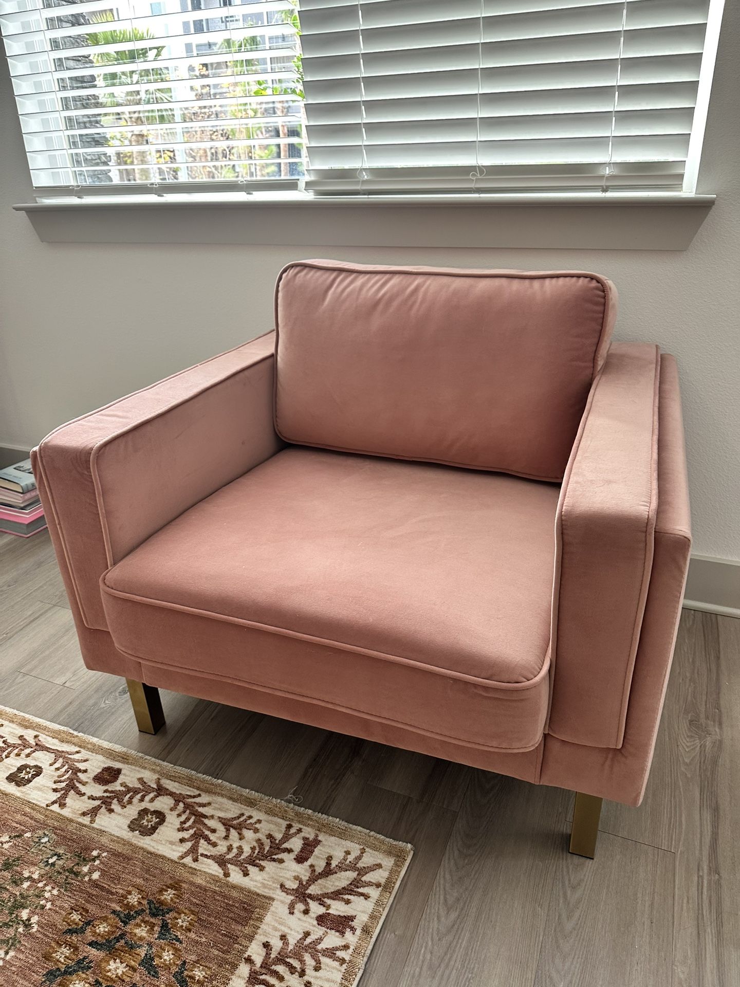 Arm Chair + Ottoman- Albany Park