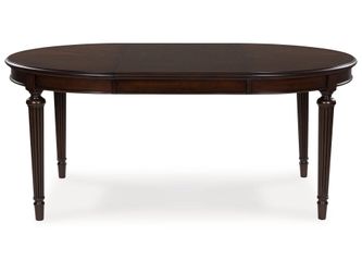 Lavinton Brown Oval Dining Room Table