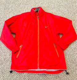 Vintage Nike Athletics red windbreaker jacket size XL