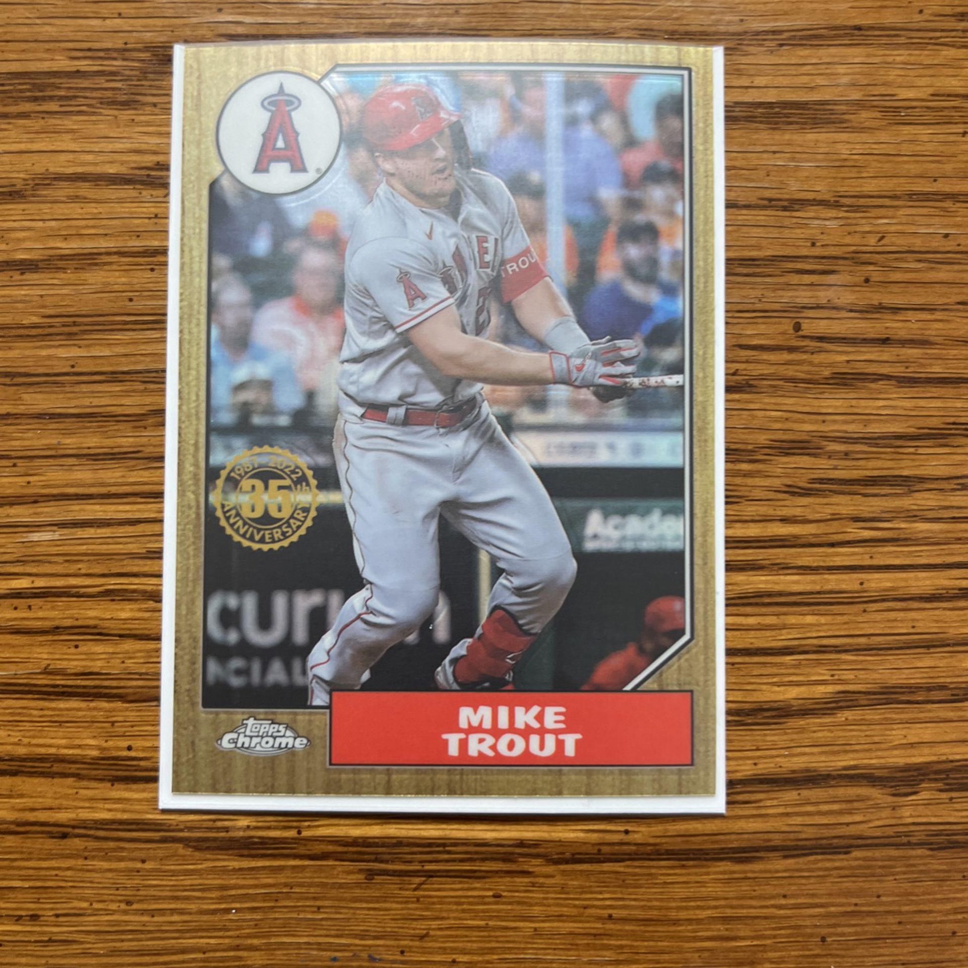 Mike Trout 2022 Topps Chrome 